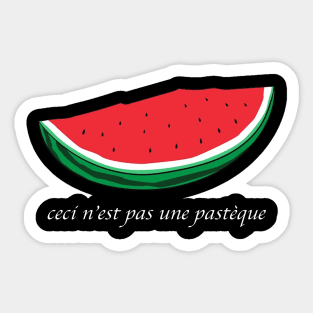 This Is Not A Watermelon - Palestine Flag Sticker